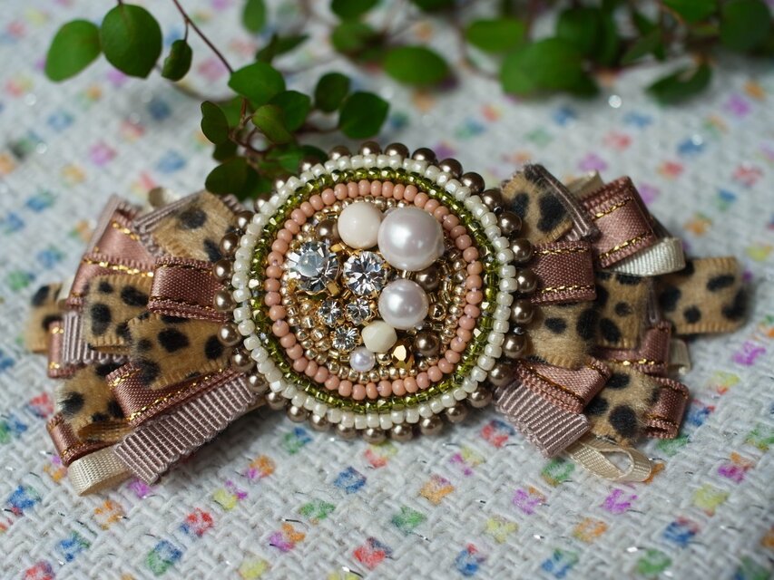 ribbonribbonバレッタ　