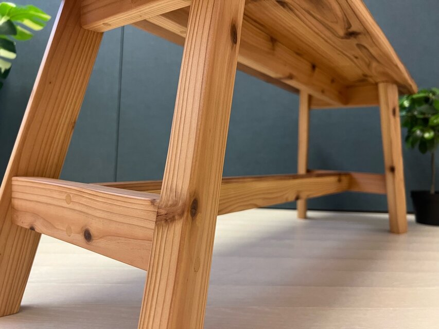 送料無料】 シンプルな杉のベンチ 腰掛け 椅子 90cm 杉 | iichi 日々の 