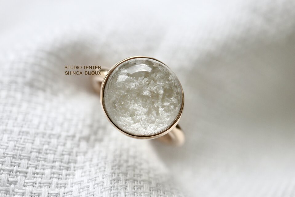 K10[earth garden quartz]ring | iichi 日々の暮らしを心地よくする