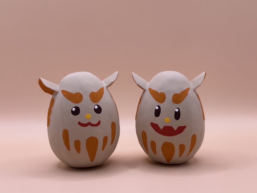 月桃シーサー張り子（ペア）