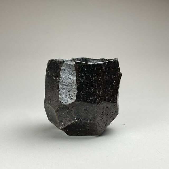 灰釉　面取りカップ　no.1