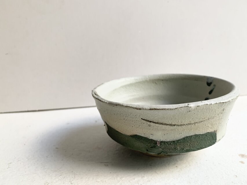 緑ピンク29  小鉢　浅鉢　漬物鉢