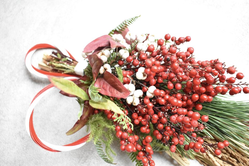 お正月飾り(松と南天)4 | iichi 日々の暮らしを心地よくする