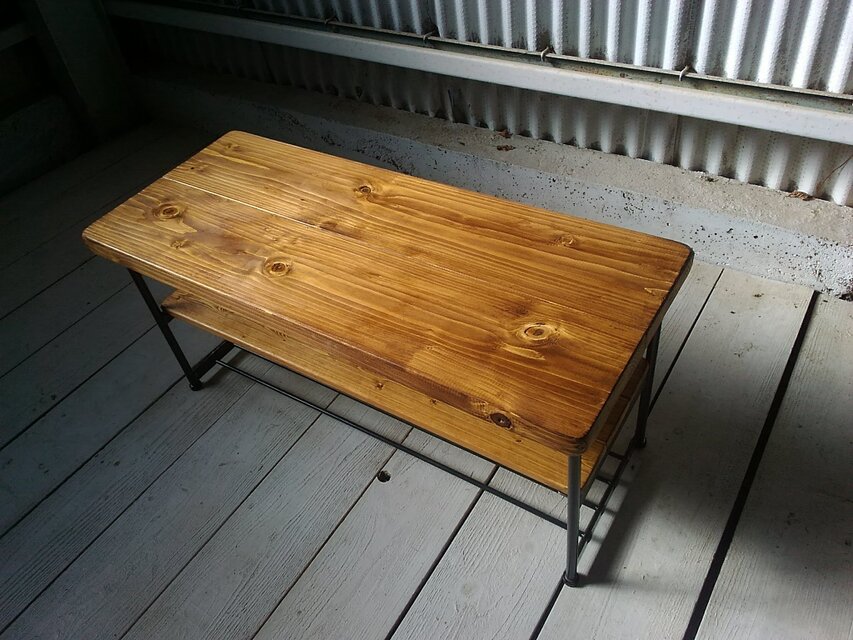 アイアン ウッド ベンチ ラック （ 2人掛け ）（スリッパ シューズ