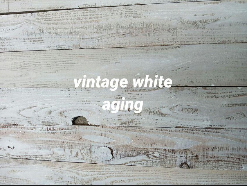 新）WHITE VINTAGE WOOD1m 20枚 送料無料（北海道・沖縄・離島除く