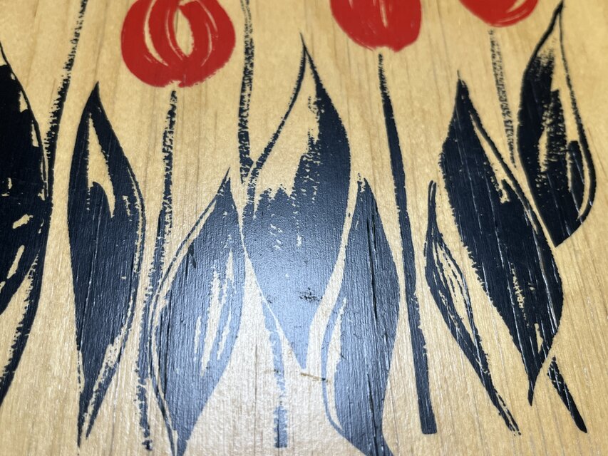 aarikka】チューリップのヴィンテージトレー・アーリッカ アアリッカ