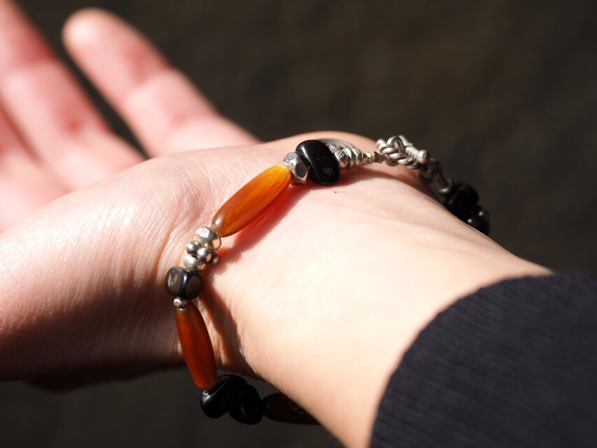 brass buffalo horn bangle バングル ブレスレット NL（ニール） -Loic1.8- BUFFALO HORN BANGLE バッファロー