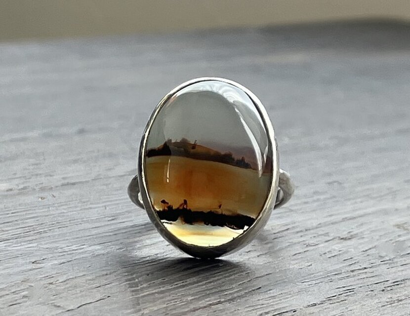 アゲートの置物 楽天市場】瑪瑙 天然石 ネックレス / 1点物 絵画 ピクチャー