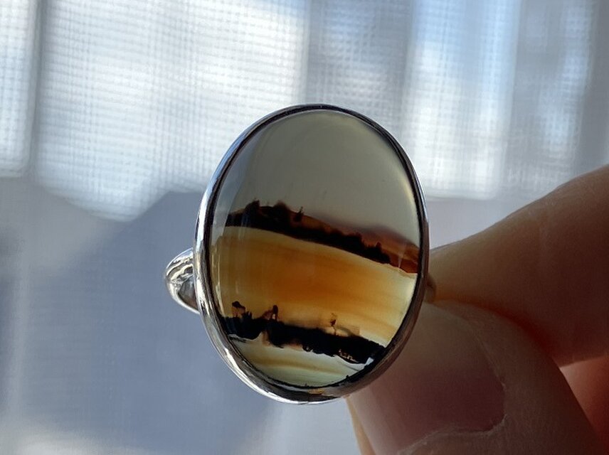 ピクチャーアゲート・リング（silver925) | iichi 日々の暮らしを