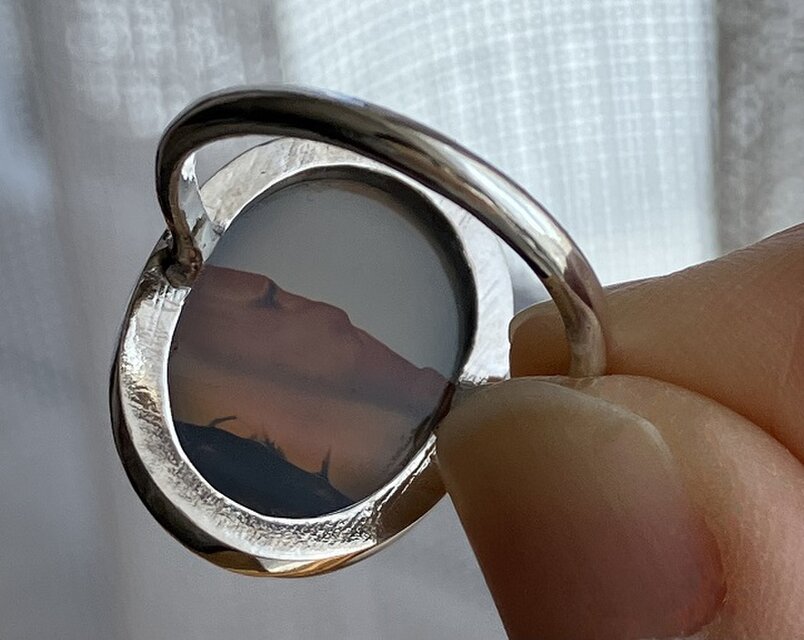 ピクチャーアゲート・リング（silver925) | iichi 日々の暮らしを