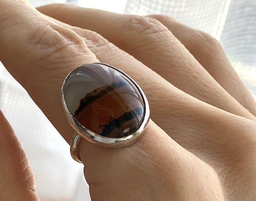 ピクチャーアゲート・リング（silver925) | iichi 日々の暮らし