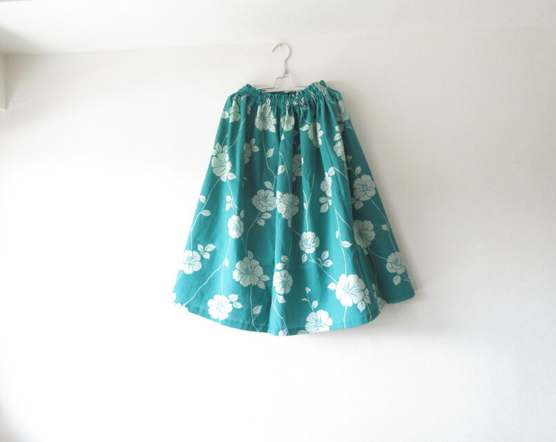 ☆浴衣スカート☆ツバキ柄♪/32ys008