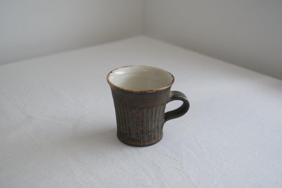線彫マグカップ・細