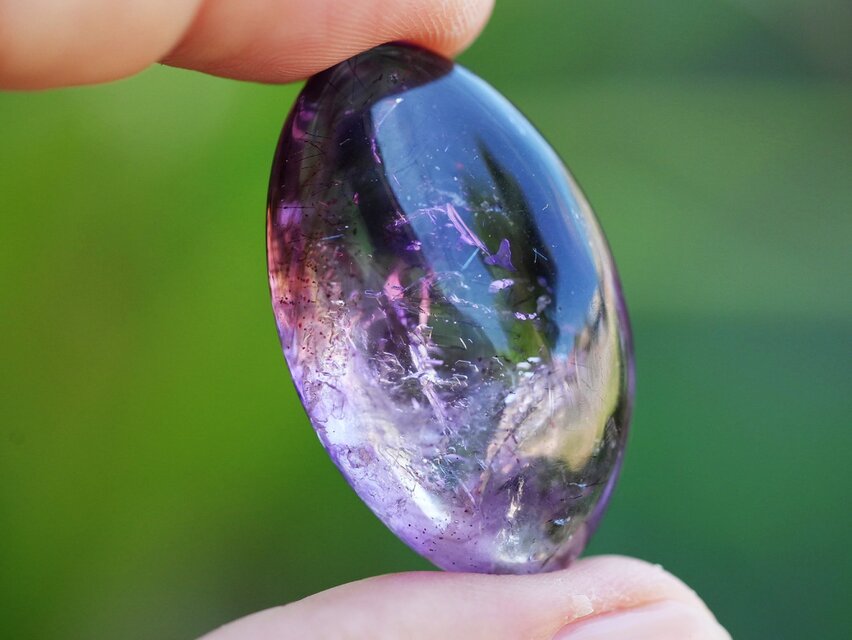 大粒レア☆アメシスト古代の水☆中粒☆水入り水晶 s1230 | iichi 日々