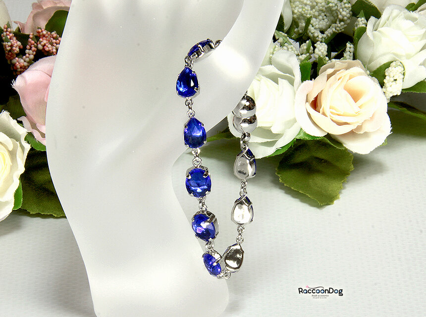 ブレスレットサファイア、ジルコン