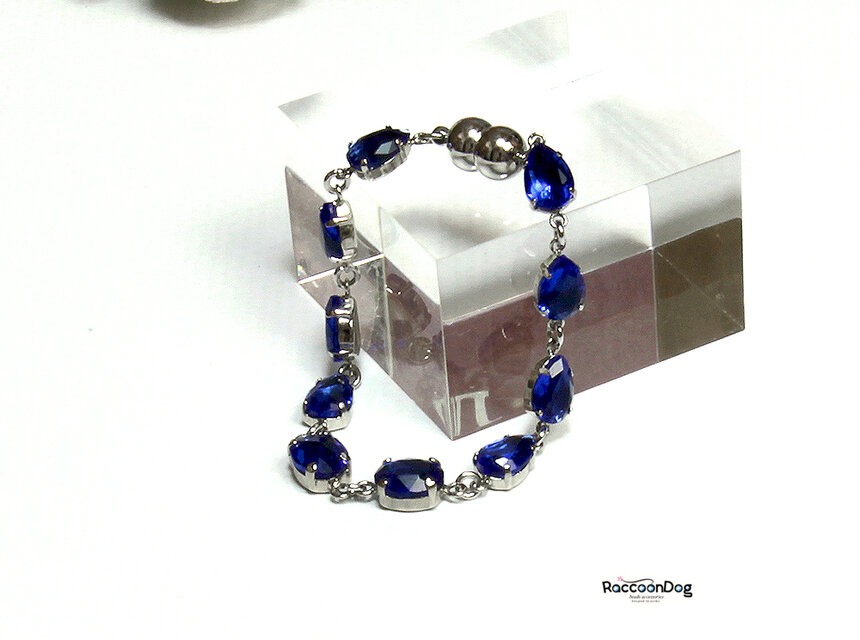 ブレスレットサファイア、ジルコン