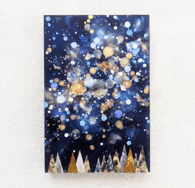 星と森P0号　アクリル原画