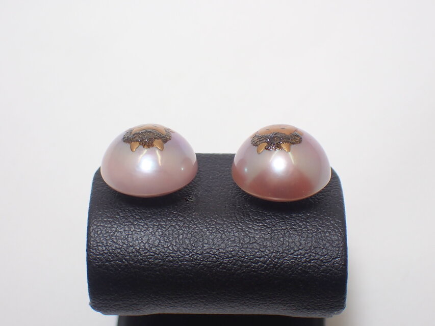 蒔絵ピアス ”鬼が笑う” | iichi 日々の暮らしを心地よくする