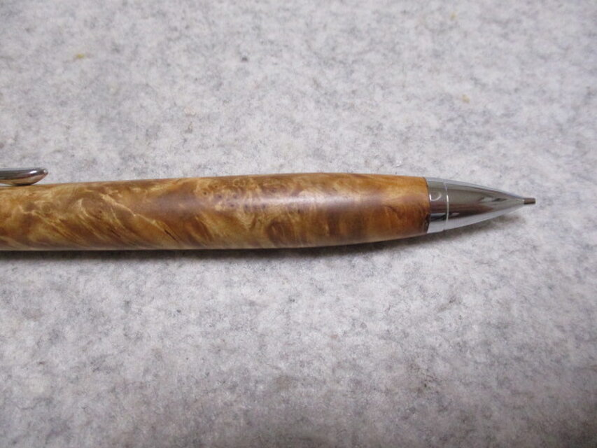 槐（エンジュ）バール 椿油仕上げ 木軸シャープペンシル | iichi 日々