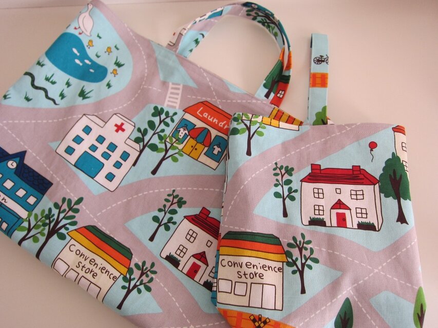 入園セット　レッスンバッグ＆シューズバッグ