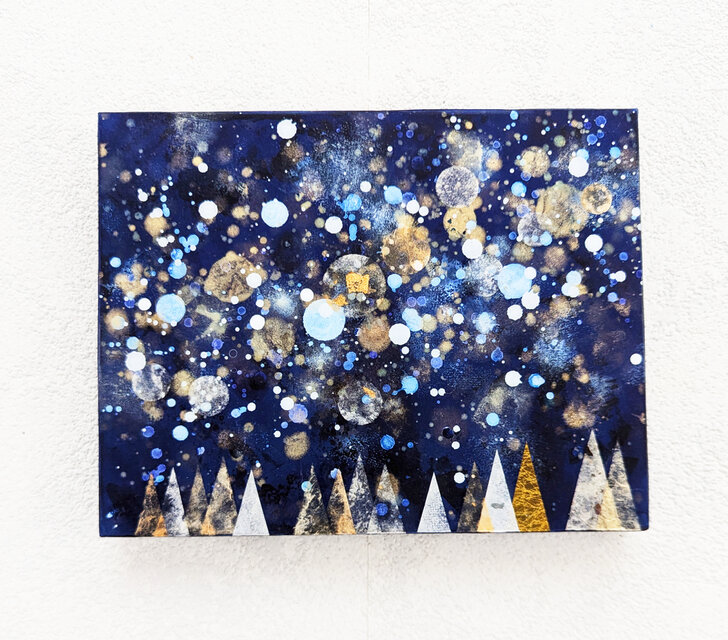 星と森F0号　アクリル原画