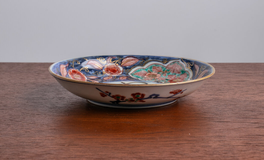 古伊万里 染錦 唐華花籠文 五寸皿 明治時代 E814C | iichi 日々の
