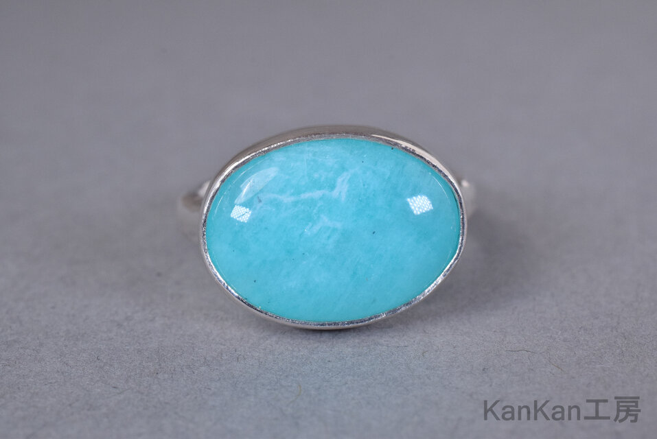 アマゾナイトのリング