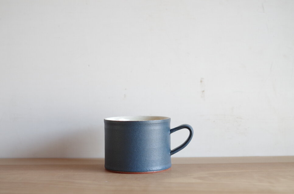 コーヒーカップ・マット・紺