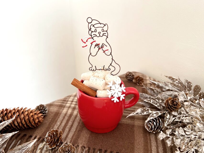 のんびり猫のホットチョコレート