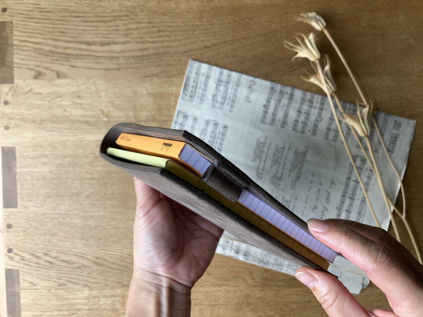 本革レザー生成りナチュラル メモ帳 ロディア No.13 本革レザー生成りナチュラル メモ帳 ロディア No.13の通販 by むーば's