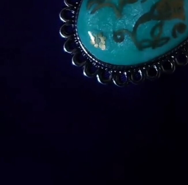 七宝焼★ボタニカルシリーズ★キラキラブローチ★