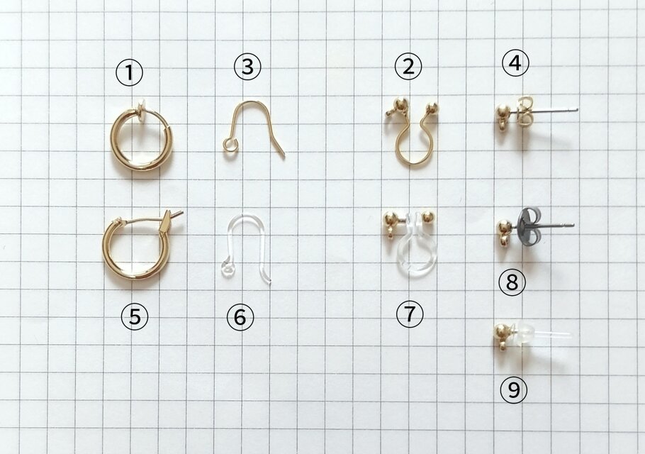 シャンパンゴールド/ ウォーターレース◦ºイヤリング (ピアス) | iichi