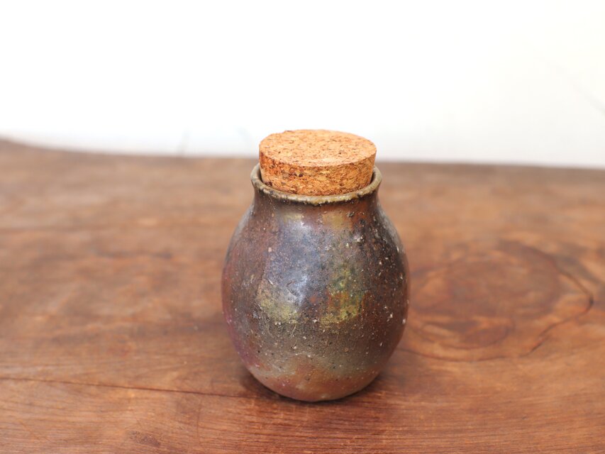 備前焼 薬味入れ(サンギリ)　ta-045