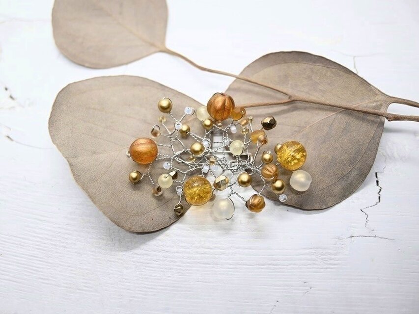 星屑の花ブローチ item4