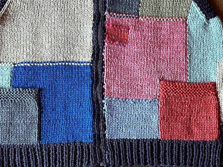 合えばお得シリーズ　カウチン風ベスト　