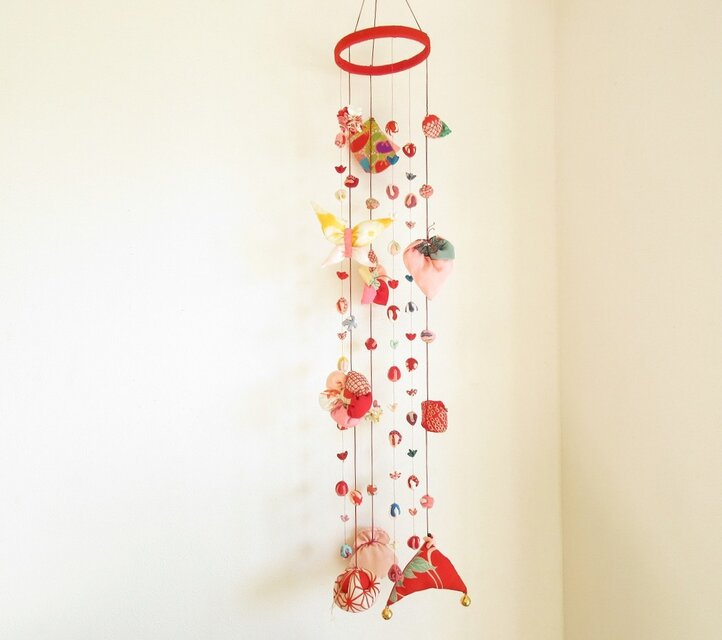 ☆3本つるし+３本つるし雛あられ☆60cm位