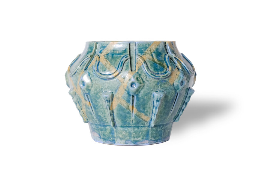 雷鼓・Raiko/ 青黄（鉢・プランター）