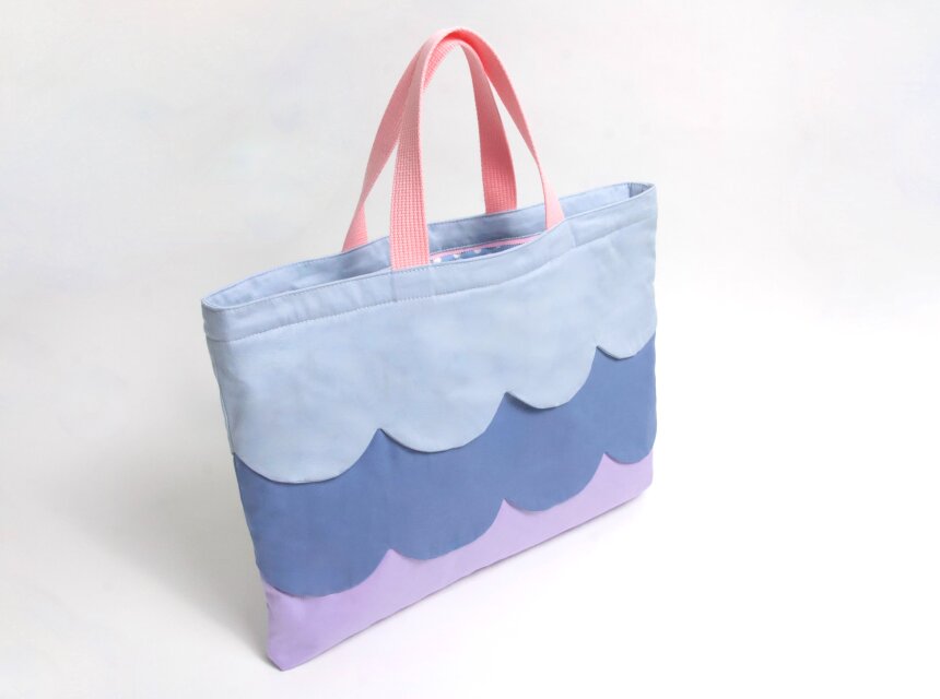 楽天市場】【レッスンバッグ】 ハンドメイド 【花柄Xライト