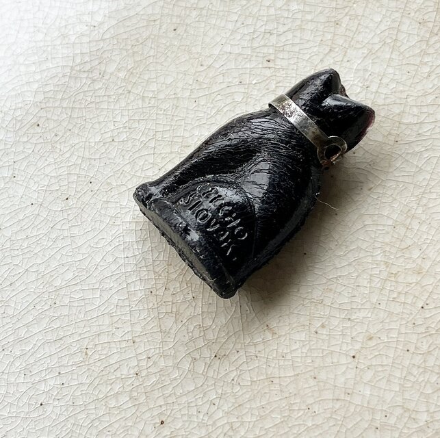 アンティーク クラッカーチャーム チェコガラス 黒猫 | iichi 日々の