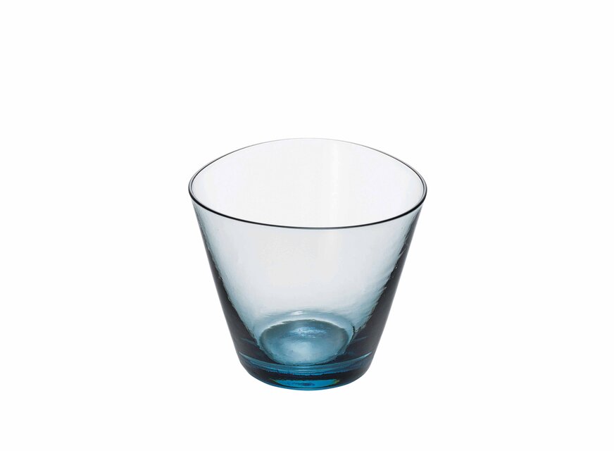 SAI：ミニグラス （インディゴ） ぐい呑 お猪口 日本酒 片口 ソース ドレッシング　グラス　硝子