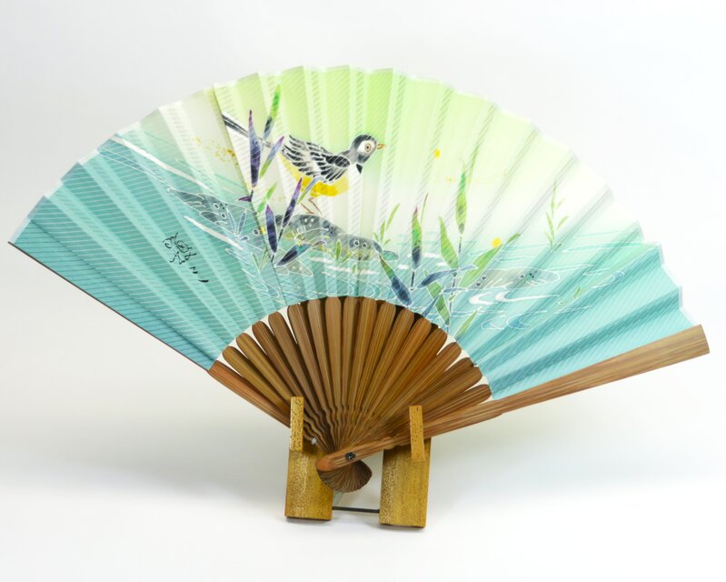 加賀友禅　扇子【きせきれい】