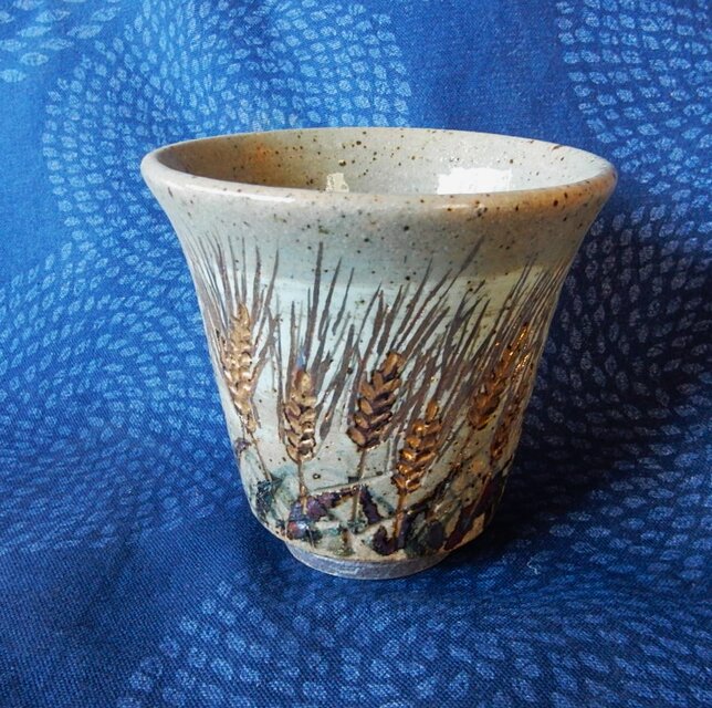 金彩穂文焼酎杯