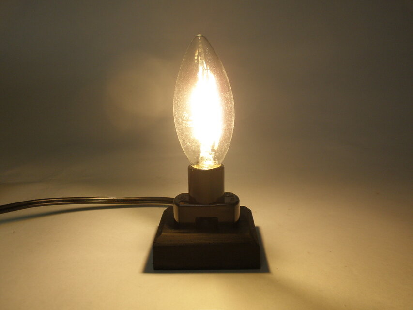 ステンドグラス用　ランプベースA  (LED)