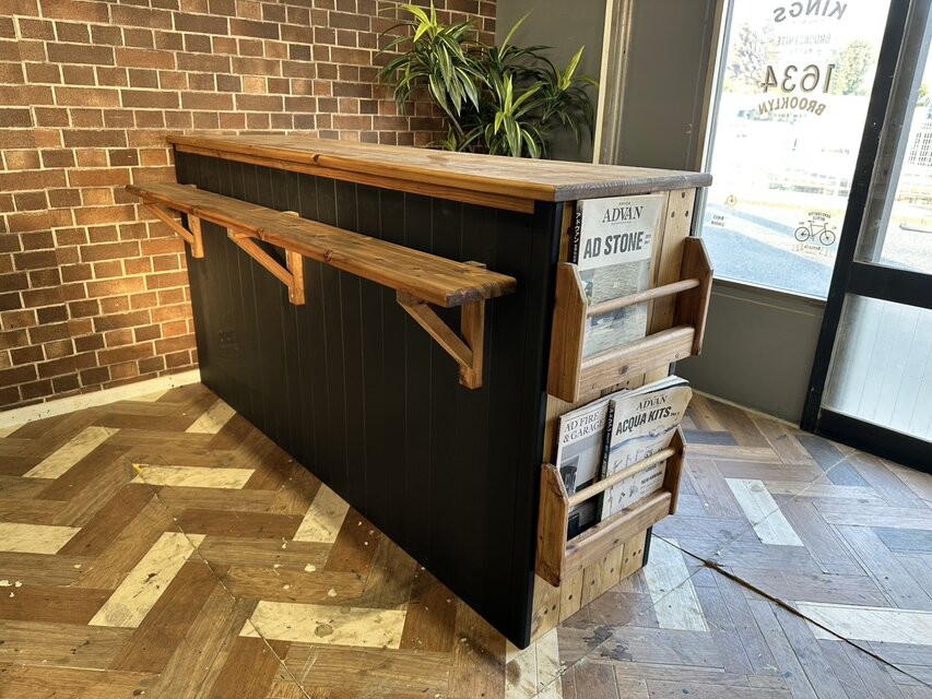 hotaru 受付カウンター レジカウンター キッチンカウンター