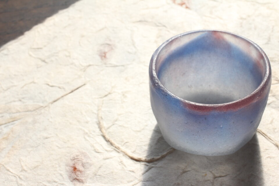 ガラス 溶かし込みぐい吞み 其の参