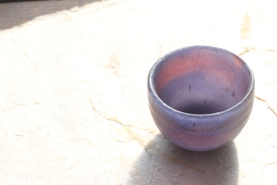 ガラス 溶かし込みぐい吞み 其の肆