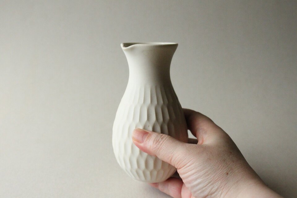 花器　ウロコしのぎ S a