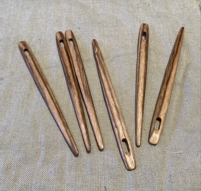 ノールビンドニング針　木の針　ゼブラウッド材