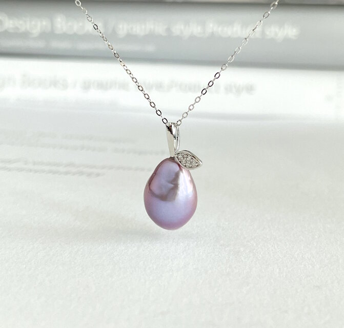 【5％OFF】 いびつな形が可愛い 淡水パール ペンダントネックレス(K14gf ネックレス・ペンダント