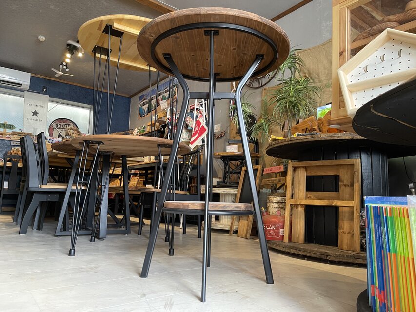 在庫あり 即納 hotaru 丸テーブル テーブル 机 カフェ cafe BAR 杉材